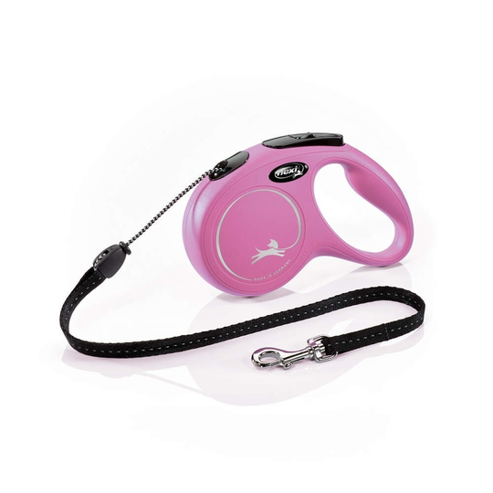 Flexi New Classic M Cord 5m/20kg (Rosa)