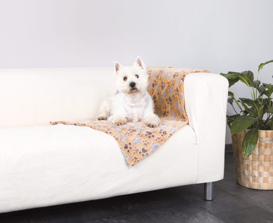 Trixie - Laslo Fleecefilt 150x100cm med tassavtryck