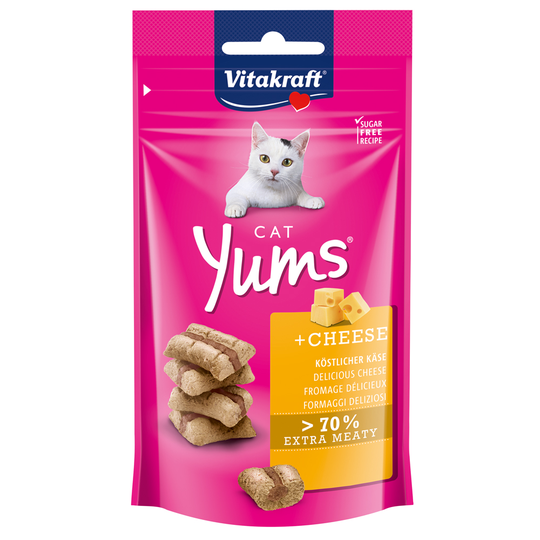 Vitakraft Cat Yums - Ekonomipack: 3 x 40 g Ost