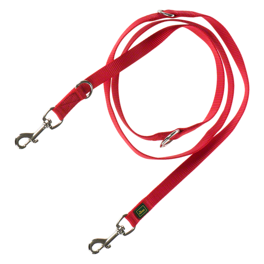 HUNTER Vario Basic koppel, rött - Längd 200 cm, bredd 20 mm