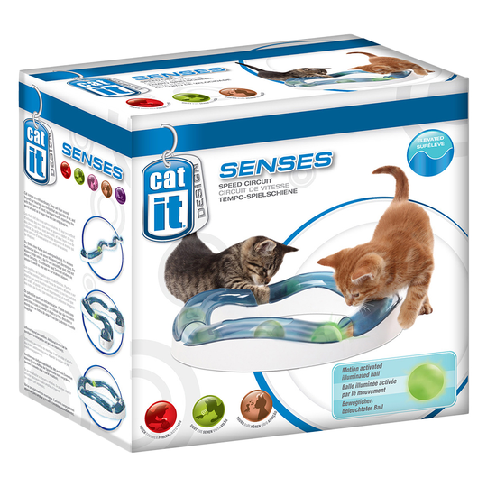 Catit Design Senses Speed leksaksräls - ca 110 cm lång