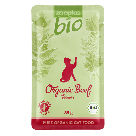 zooplus Bio Senior 6 x 85 g - Eko-nötkött
