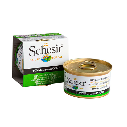 Schesir Adult Tonfisk & Kyckling i Gelé 85 g