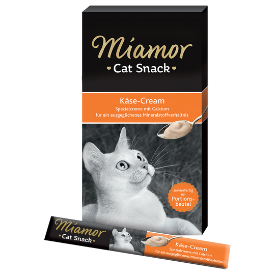 Miamor Cat Snack Cheese Cream - 5 x 15 g