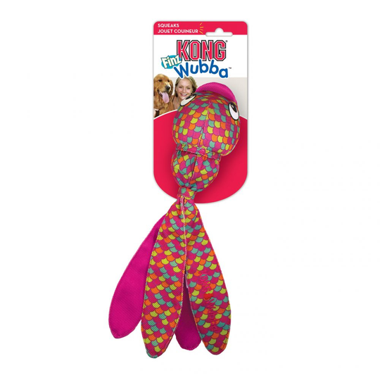 KONG Wubba Finz - Stl. S: ca L 25 x B 5 x H 5 cm, pink