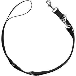 Hundkoppel Hunter London Justerbart 15 mm/200 cm, Svart