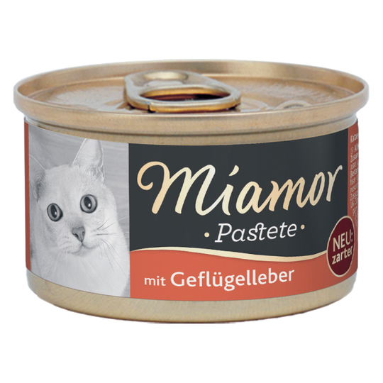 Miamor Paté 12 x 85 g - Fjäderfälever