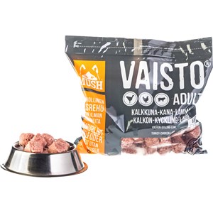 Hundfoder Mush Vaisto Grå Kalkon-kyckling-lamm, 3 kg