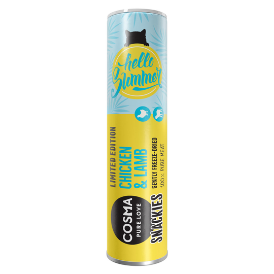 Cosma Snackies Summer Edition - Ekonomipack: 5 x 27 g Kyckling & lamm (135 g)