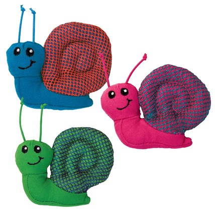 Kattleksak Kong Cat Snail, Blå