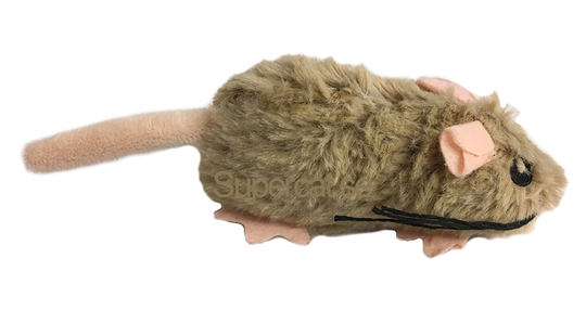 Kattleksak plyschmus med kattmynta