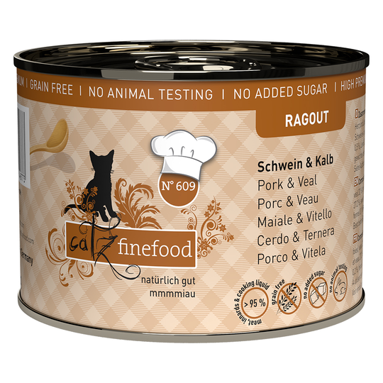 catz finefood Ragout 6 x 180 / 190 g - Blandpack (6 sorter) (190 g)
