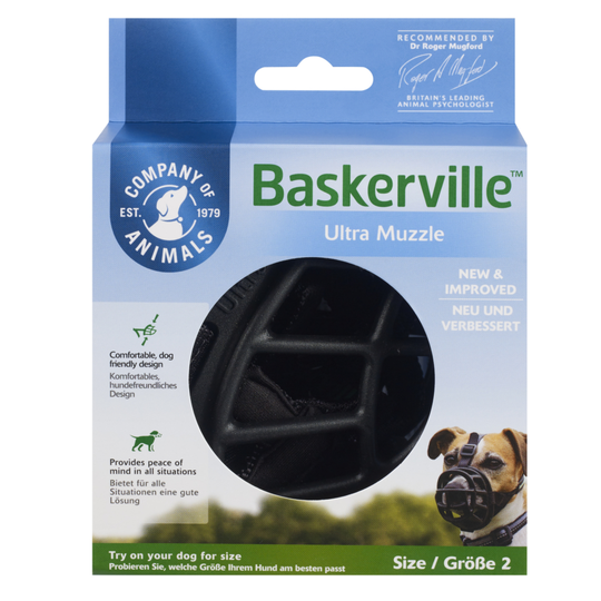 Baskerville Ultra 2.0 munkorg - Stl. 2 t.ex. dvärgschnauzer, west highland white terrier