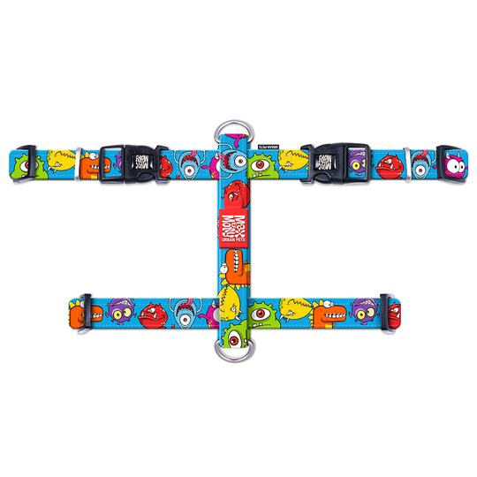 Max & Molly Little Monsters H-sele - Stl. M: 53-69 cm bröstomfång