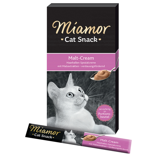 Miamor Cat Snack Malt Cream - Ekonomipack: 66 x 15 g