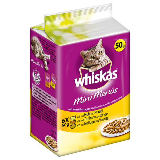 Whiskas Fresh Menue - 6 x 50 g Kyckling, kalkon, fjäderfä i sås