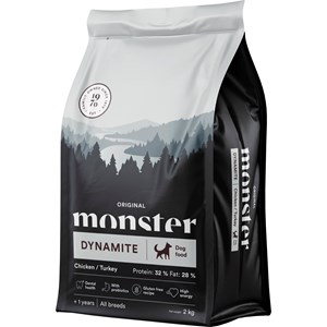 Hundfoder Monster Dog Original Dynamite Chicken/Turkey, 2 kg