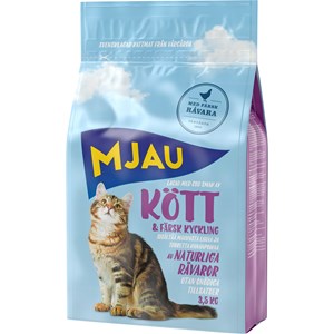 Kattmat Mjau Kött, 3,5 kg