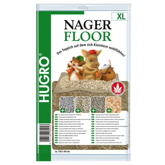 Hugro hampmatta för smådjur - 50 x 120 cm