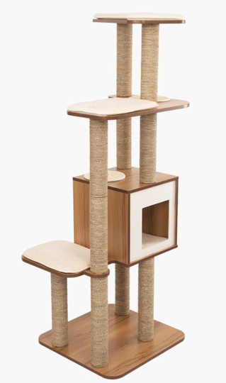 Klösträd Catit Vesper high base XL Walnut