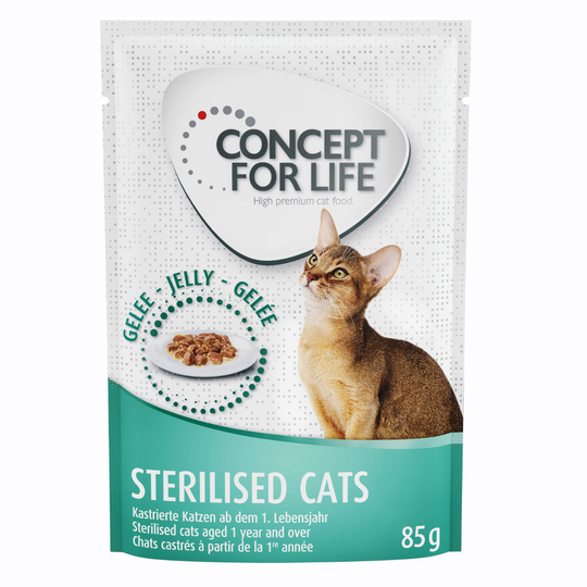 Concept for Life Sterilised Cats - i gelé - 12 x 85 g
