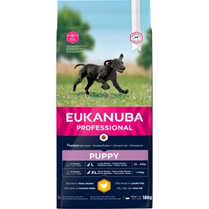 Hundfoder Eukanuba Puppy Large breed, 18 kg