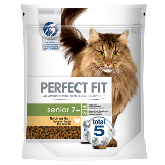 Ekonomipack: Perfect Fit kattfoder till sparpris! Senior Kyckling (6 x 750 g)