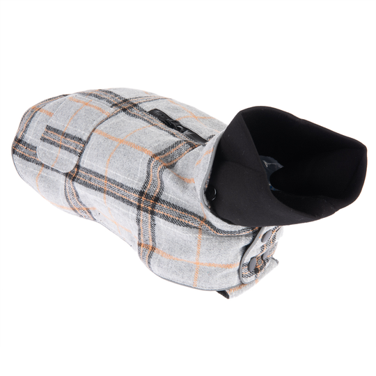Flannel Check hundtäcke - ca. 35 cm Rygglängd