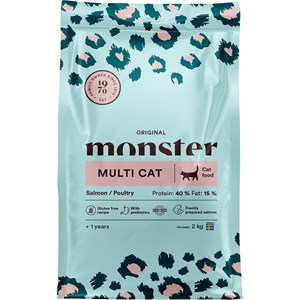 Kattmat Monster Cat Original Multi Cat Salmon/Poultry 2 kg