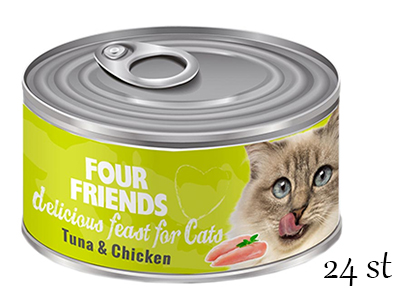 Four Friends Tuna & Chicken 24-pack