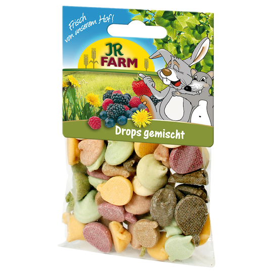 JR Farm blandade drops - Ekonomipack: 3 x 75 g