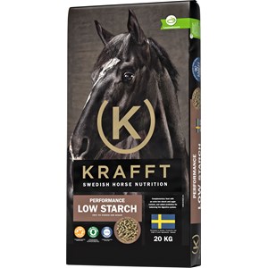 Hästfoder Krafft Performance Low Starch, 20 kg