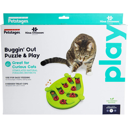 Nina Ottosson Buggin' out Puzzle & Play- Kattleksak