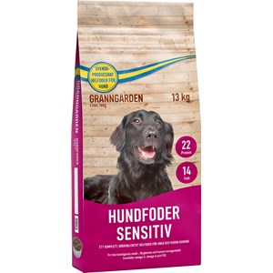 Hundfoder Granngården Sensitiv, 13 kg