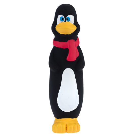 Festive Penguin hundleksak - L 18 x B 5 x H 5 cm