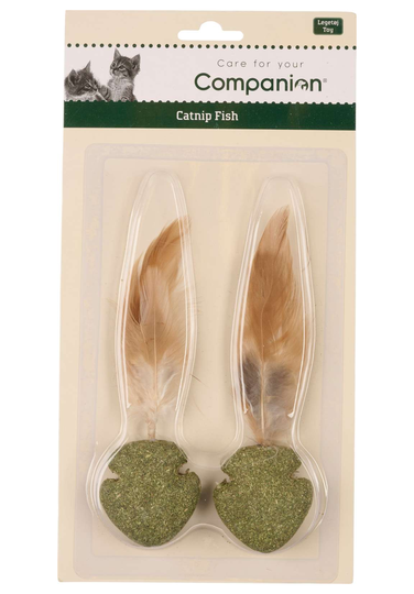 Kattleksak Catnip Fish 2-pack