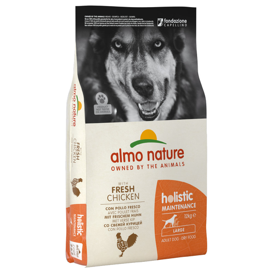 Almo Nature Holistic Adult Large Kyckling & ris - 12 kg