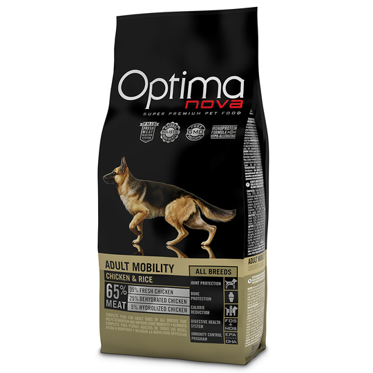 Optimanova Adult Mobility Chicken & Rice - Ekonomipack: 2 x 12 kg