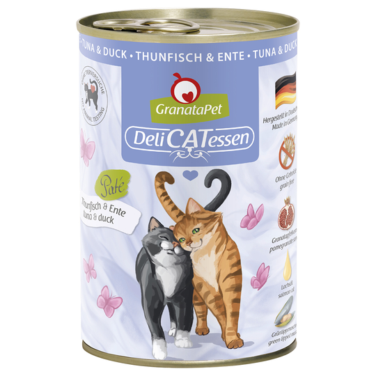GranataPet DeliCatessen 6 x 400 g Tonfisk & anka