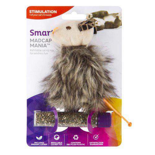 Smartykat Madcap Mouse med kattmynta