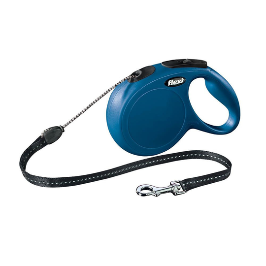 Flexi New Classic M Cord 8m/20kg (Blå)
