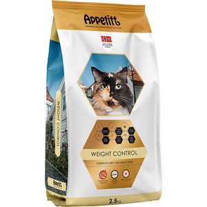 Kattmat Appetitt Weight Control, 2,5 kg