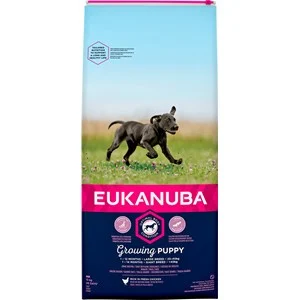 Hundfoder Eukanuba Puppy Large, 15 kg