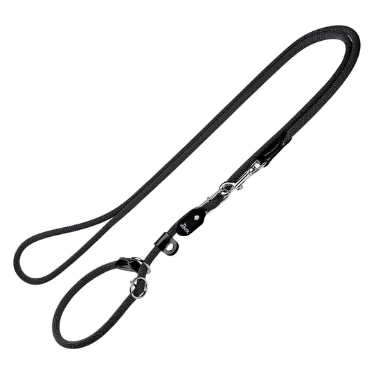 HUNTER Freestyle retriverkoppel - 260 cm långt, Ø 10 mm, svart