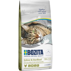 Kattmat Bozita Feline Indoor and Sterilised Kyckling, 2 kg
