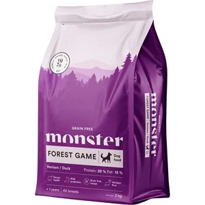 Hundfoder Monster Dog Grain Free Forest Game All Breed, 2 kg