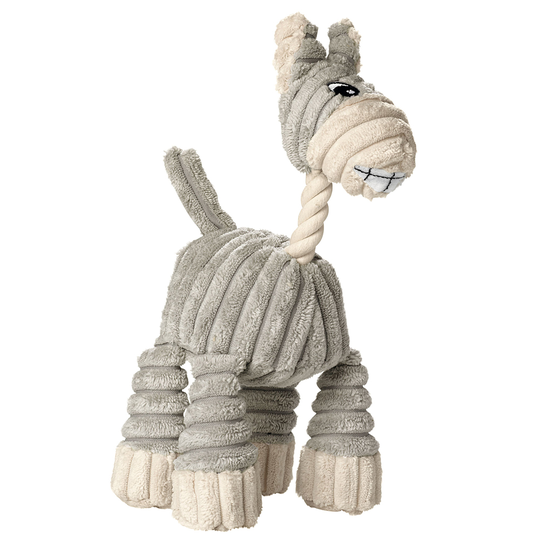 HUNTER Huggly Zoo Donkey hundleksak - L 24 x B 22 x H 8 cm