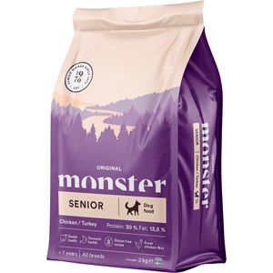Hundfoder Monster Dog Original Senior Chicken/Turkey 2 kg