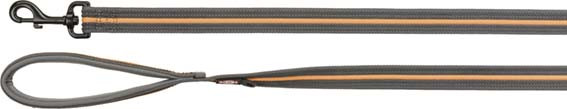 Fusion Hundkoppel - Papaya/Grafit / S-L