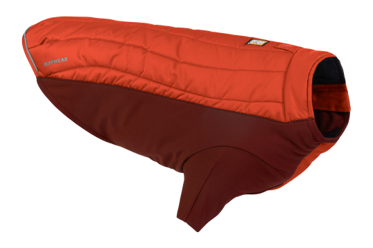 Ruffwear Powder Hound™ Dog Jacket - Persimmon Orange (XXS)